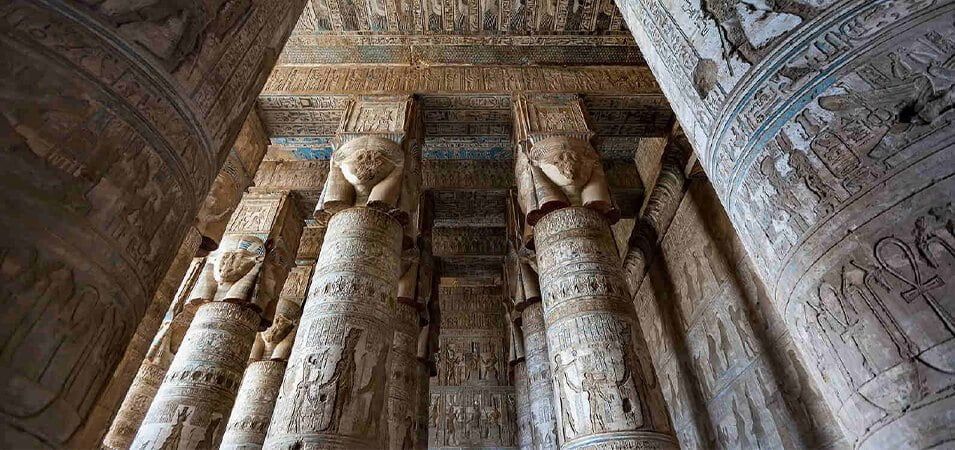 Dendera-Temple-from-the-inside-in-Egypt
