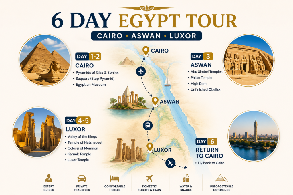 6 Day Egypt Tour