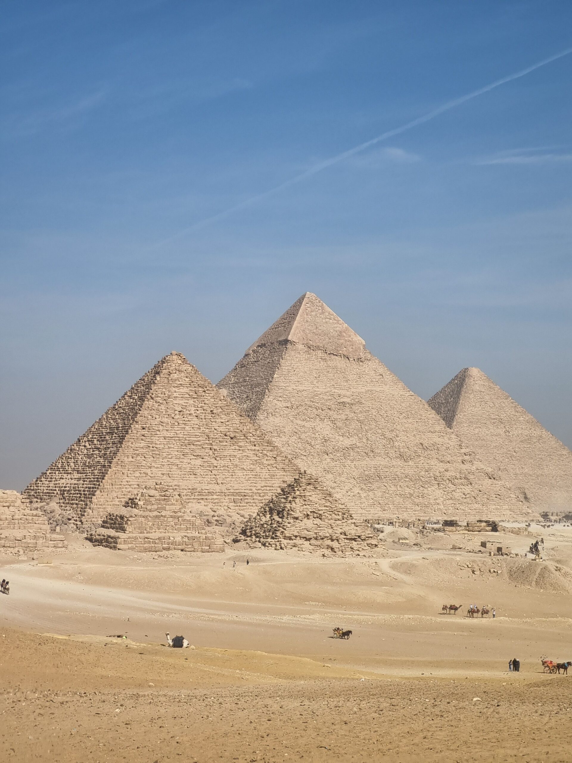 Giza Pyramids on the Cairo Luxor Aswan Tour